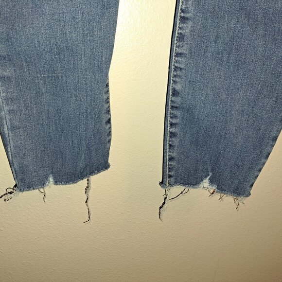 Gap Maternity Inset Panel Favorite Jegging Medium Indigo Denim Jeans - Picture 11 of 14